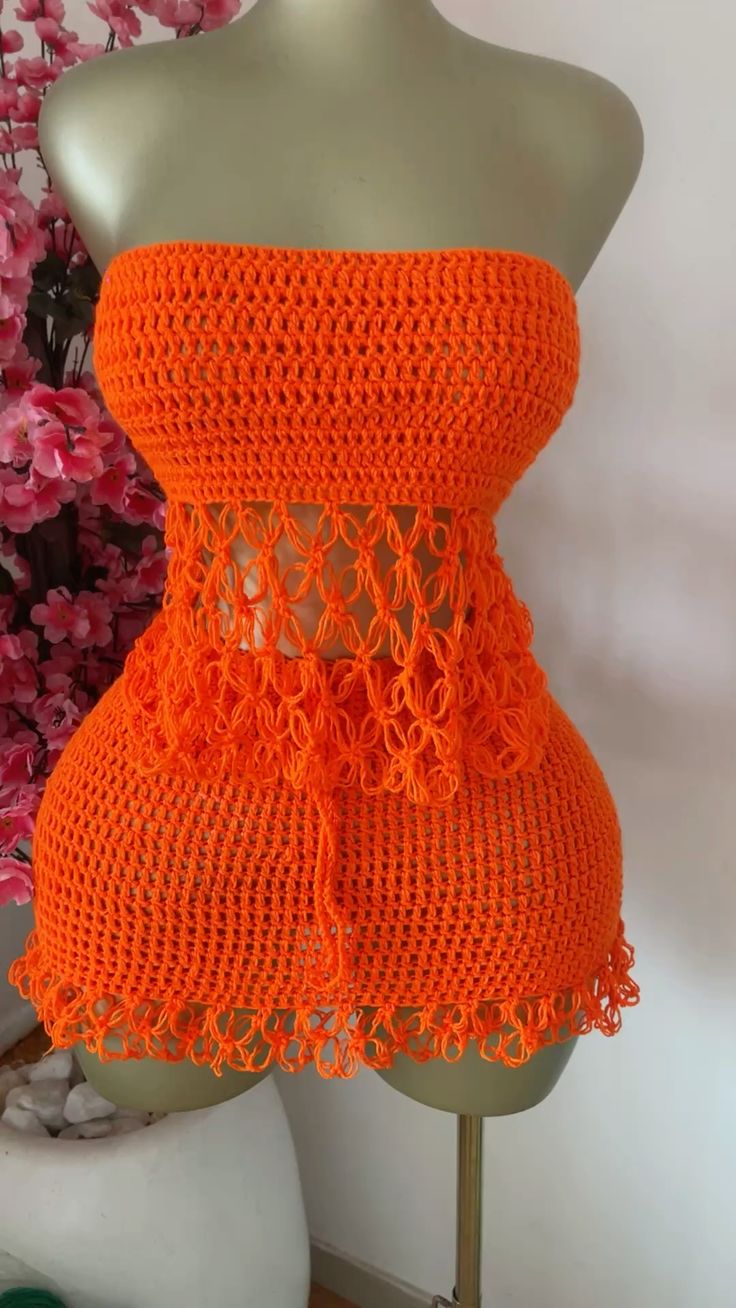 Elegant Crochet Dress